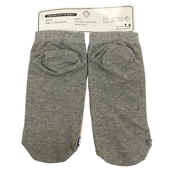 Two Rain Toad Get a Life Gray Socks Low Cut Stretch Womens Socks - Picture 4 of 5